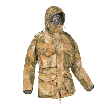 Куртка камуфляжна вологозахисна польова P1G-Tac Smock PSWP Varan camo Pat.31143/31140 S (J11683VRN)