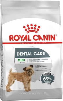 Sucha karma Royal Canin Dental Care Mini dla psów małych ras wymagających opieki stomatologicznej 1 kg (3182550894395)