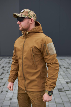 Військова тактична куртка Soft Shell MILITARY Койот 2XL