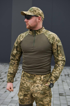 Тактическая боевая рубашка UBACS (Убакс) и кепка пиксель Боевая рубашка ВСУ 50