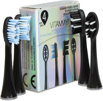 Насадки для електричної зубної щітки Vitammy Pearl + Noire (5901793640365)