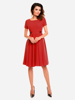 Sukienka trapezowa damska mini Awama A135 L Czerwona (5902360511873)