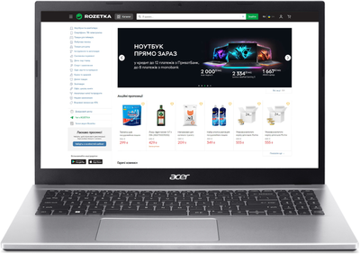 Ноутбук Acer Aspire 3 A315-59-523Z (NX.K6TEU.014) Pure Silver