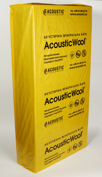 Екологічна акустична вата AcousticWool Eco 1000, (1000*600*50) 2,4м2/уп