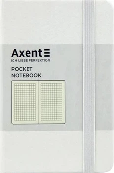 Книга записна Axent Partner, 9.5x14 см, 96 листів, клітка Біла Axent