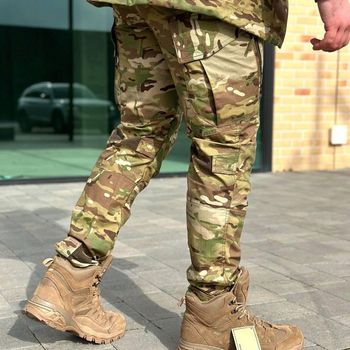 Мужские влагозащищенные брюки с карманами мультикам размер 2XL