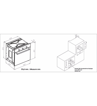 Духовий шкаф KUMTEL EKO B66-SF2 (MT) BLACK