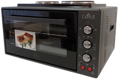 Духовка Castle CPE-50HK (вбуд. ел.плитка на 2 конф)