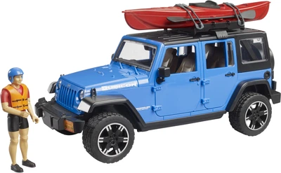 Ігровий набір Bruder Автомобіль Jeep Wrangler Rubicon Unlimited з каяком та фігуркою (02529)