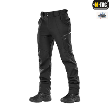 M-Tac брюки Soft Shell Winter Black L