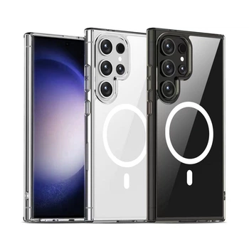 Чехол Ipaky Comely Series с Magsafe для Samsung S24 Ultra Прозрачный