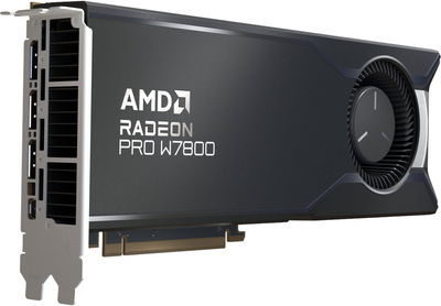 Відеокарта AMD PCI-Ex Radeon PRO W7800 32 GB GDDR6 ECC (256bit) (3 x DisplayPort, 1 x Mini DisplayPort) (100-300000075)