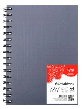 Скетчбук A5 Rosa Studio 100г/м 80л на спирали 16R5005