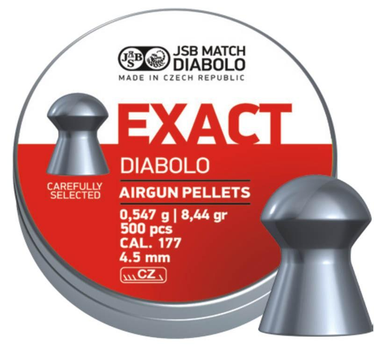 Кулі пневм JSB Diabolo Exact кал. 4.5 мм 0.54 г 500 шт/уп 14530515