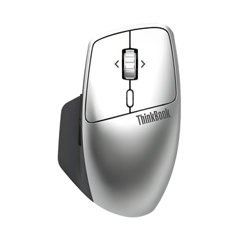 Мышь беспроводная Lenovo ThinkBook MOBTN5O с подключением USB 2.4Gz + Bluetooth, 3200 DPI, gray