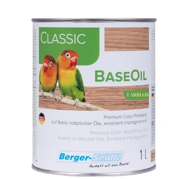 Масло для паркета Berger Classic Base Oil Color колір Teak 1 л