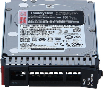Dysk serwerowy Lenovo ThinkSystem 2.5" HDD 12Gb Hot Swap 512n 1.2TB 10000rpm SAS (7XB7A00027)