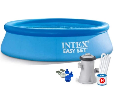 Надувной бассейн 305 x 61 см Intex 28118 Easy Set с фильтром (Intex 28122)