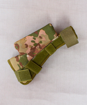 Щока на рамковий приклад зброї регульована BB3, накладка підщічник на приклад скелетного типу АК, гвинтівки, рушниці Мультикам