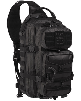 Рюкзак на одно плечо Mil-Tec One Strap Assault Pack Large 25 л tactical black 14059288-