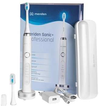 Elektryczna szczoteczka do zębów Meriden Sonic+ Professional White (5907222354001)