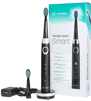 Електрична зубна щітка Meriden Sonic+ Smart Black (5907222354032)