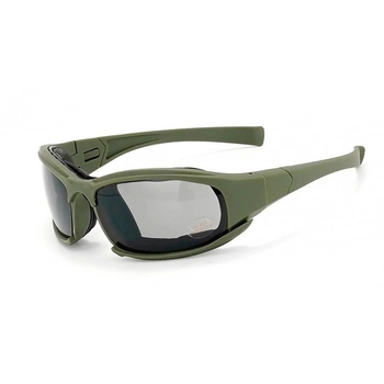 Солнцезащитные очки со сменными линзами X7 (олива)