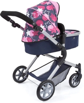 Wózek dla lalki Bayer City Neo 82 cm Blue/Pink (4003336181692)
