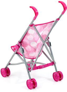 Прогулянкова коляска для ляльки Bayer Buggy Dolls 55 см Pink (4003336305418)
