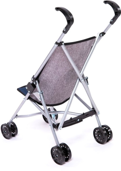 Wózek spacerówka dla lalki Bayer Prinzessin 55 cm Grey (4003336305272)