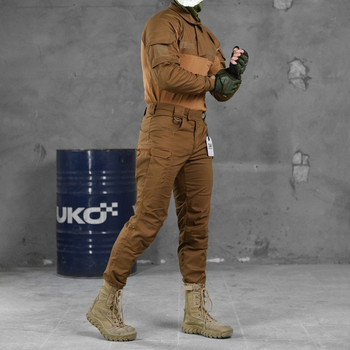 Чоловічий костюм "7.62 tactical Minnesota" ріп-стоп убакс + штани койот розмір L