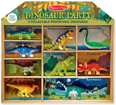 Набір фігурок Melissa & Doug Динозаври 9 шт (000772126663)