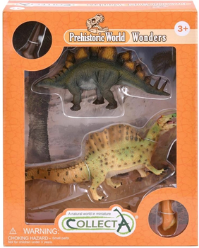 Zestaw figurek Collecta Dinozaury Spinozaur i Stegozaur 2 szt (4892900898766)
