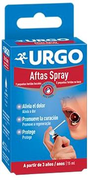 Spray do gardła Urgo Aftas15 ml (3664492013992)