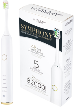 Електрична зубна щітка Vitammy Symphony White (5901793641393)