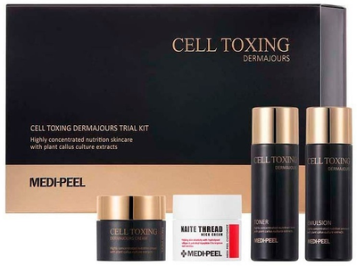 Zestaw Medi-Peel Cell Toxing Dermajours Trial Kit toner 30 ml + emulsja 30 ml + krem do twarzy 10 g + krem na szyję 10 g (8809409346762)