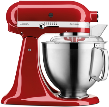 Кухонна машина KitchenAid Artisan 5KSM185PSEER з відкидним блоком червона