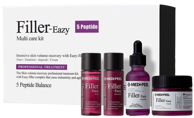 Набір для обличчя Medi-Peel Eazy Filler Multi Care Kit сироватка 30 мл + крем 50 г + тонер 30 мл + емульсія 30 мл (8809941820492)