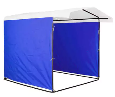 Торговая палатка 2x2м Синяя с белым