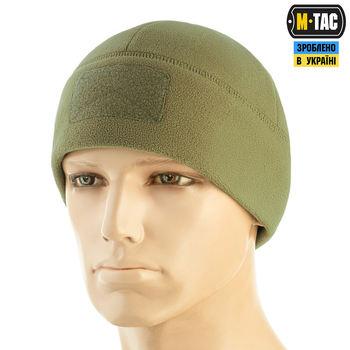 M-Tac шапка Watch Cap Elite фліс (320г/м2) з липучкою Tan L