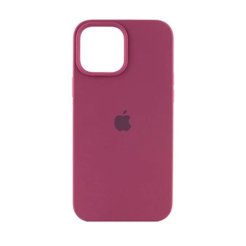 Оригінальний силиконовий чохол для iPhone 15 Pro Max Plum FULL 66341