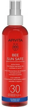 Масло для загара и шелковистости SPF30 - Apivita Bee Sun Safe Satin Touch The Perfecting Body Oil SPF30 200ml (947625-1205843-2)