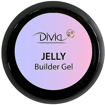 Гель-желе для наращивания ногтей - Divia Jelly Builder Gel Clear 5g (1143491-1525454-2)