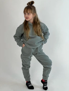 Дитячий флісовий костюм ThermoX Secret Fog Kids 122 см Сірий