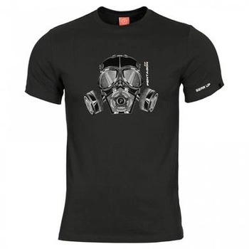 Черная футболка xl pentagon mask gas ageron