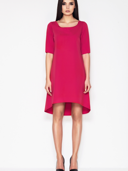 Плаття коротке літнє жіноче Awama A56 S Рожеве (5902360501607)