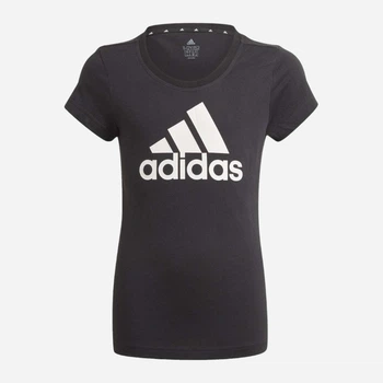 Koszulka młodzieżowa dla dziewczynki Adidas G Lin T GN4069 170 cm Czarna (4064036241239)