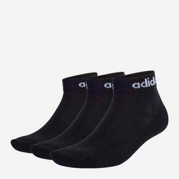 Набір жіночих шкарпеток 3 пари Adidas C Lin Ankle 3P IC1305 31-33 Чорних (4066746416372)