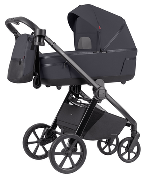 Универсальная коляска 2в1 CARRELLO Omega CRL-6540 Meteor Grey Темно-серая