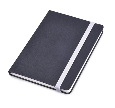 Записная книжка А5 недатированная, в линию Paperbook Canvas Черная